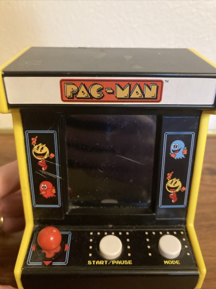 Basic Fun Pac-Man Mini Arcade Retro Game Bandai Namco Pacman Game - TESTED