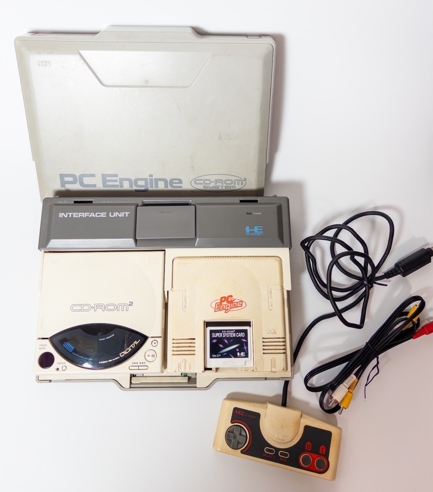 NEC PC Engine CD-ROM2 System IFU Console Super System Card Tested Japan