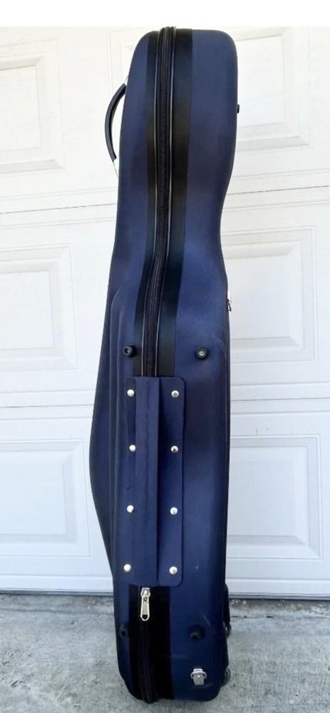 Cello Case 4/4 Full Size Blue With Wheels