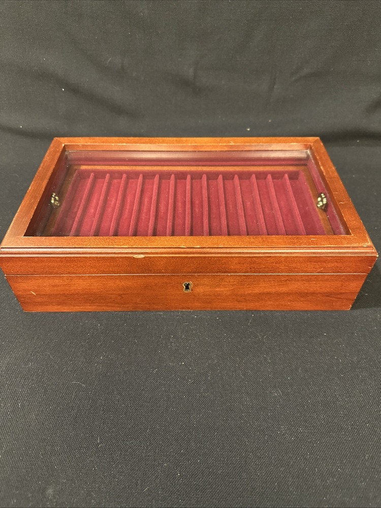 Hardwood Pen Case With 29 Slots