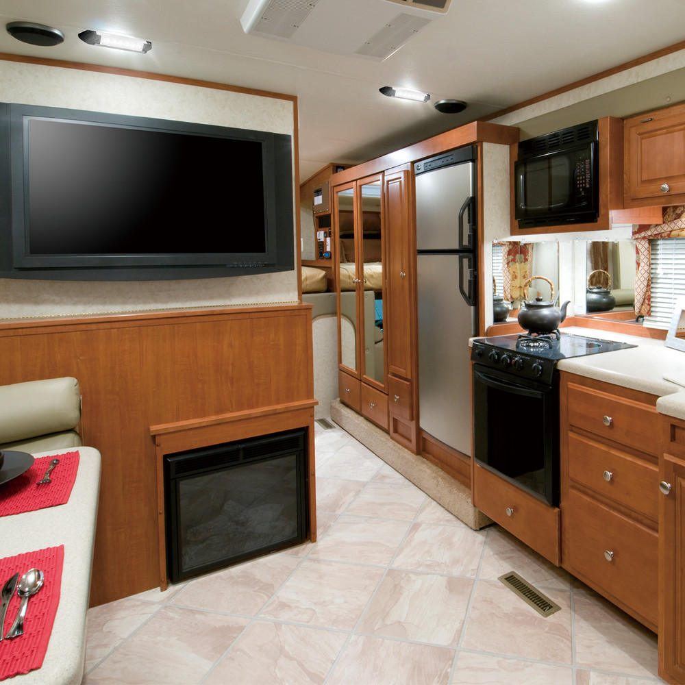 8-Inch RV Porch Light 8W LED Exterior Utility Awning Light 1100LM for Campers