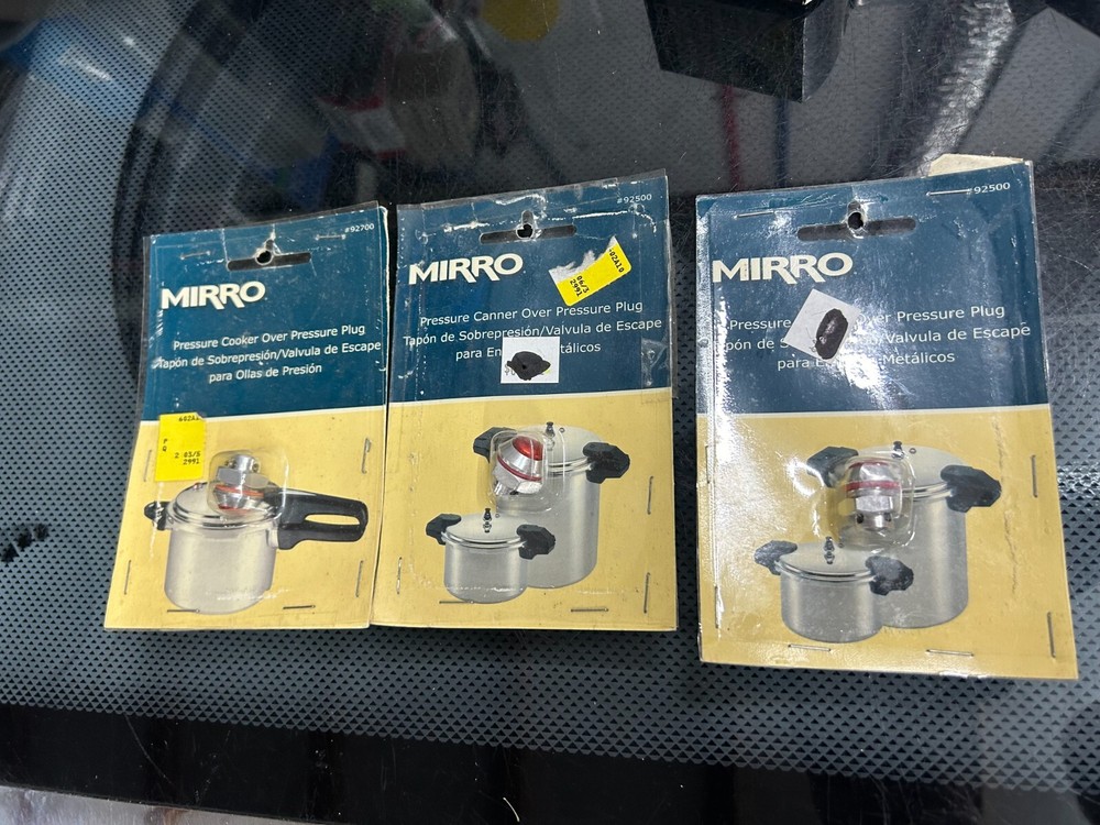 3-pack LOT MIRRO Replacement Pressure Control for Pressure Cooker & Canner 92500
