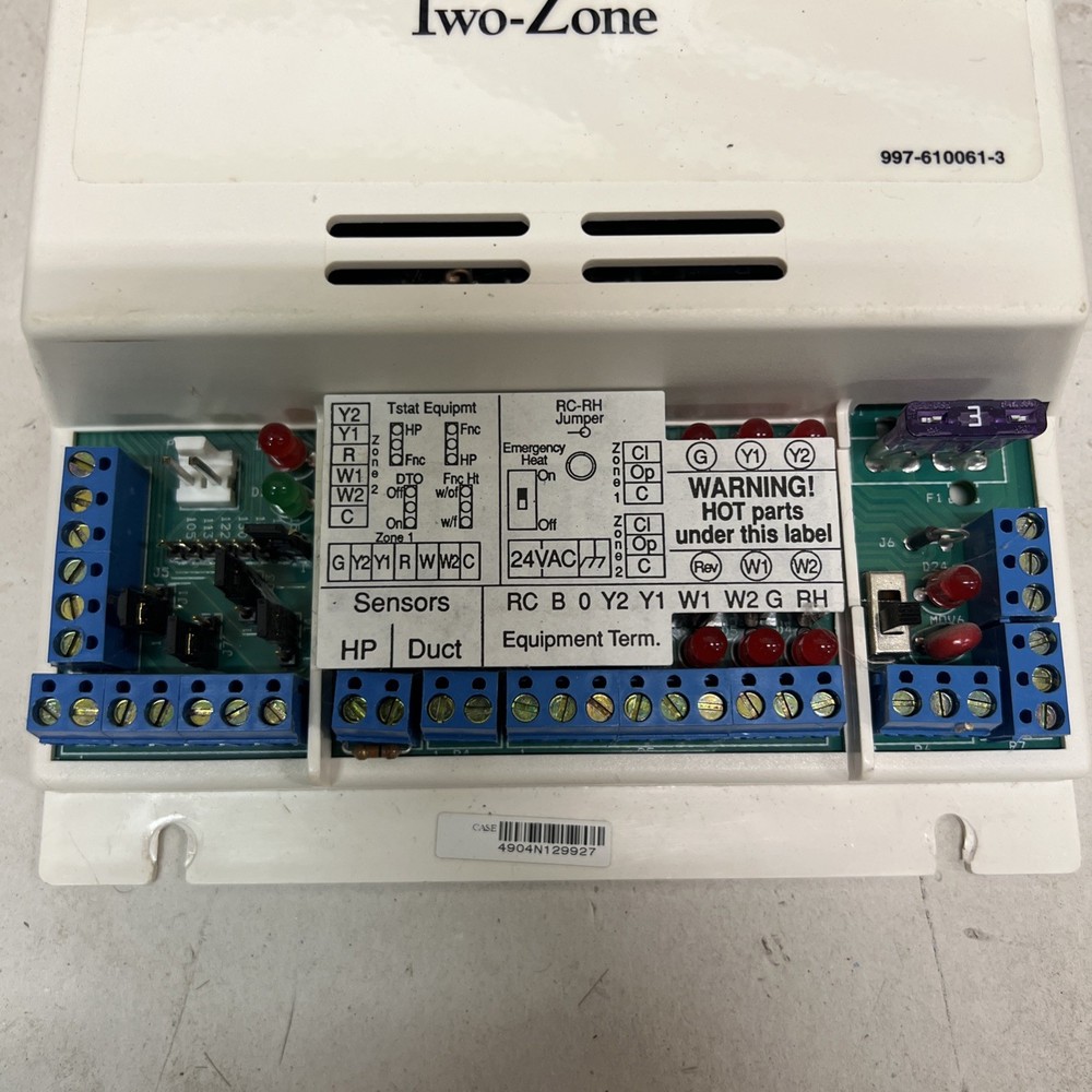 Bryant Zone perfect Two-zone Control Board Zonekit Used