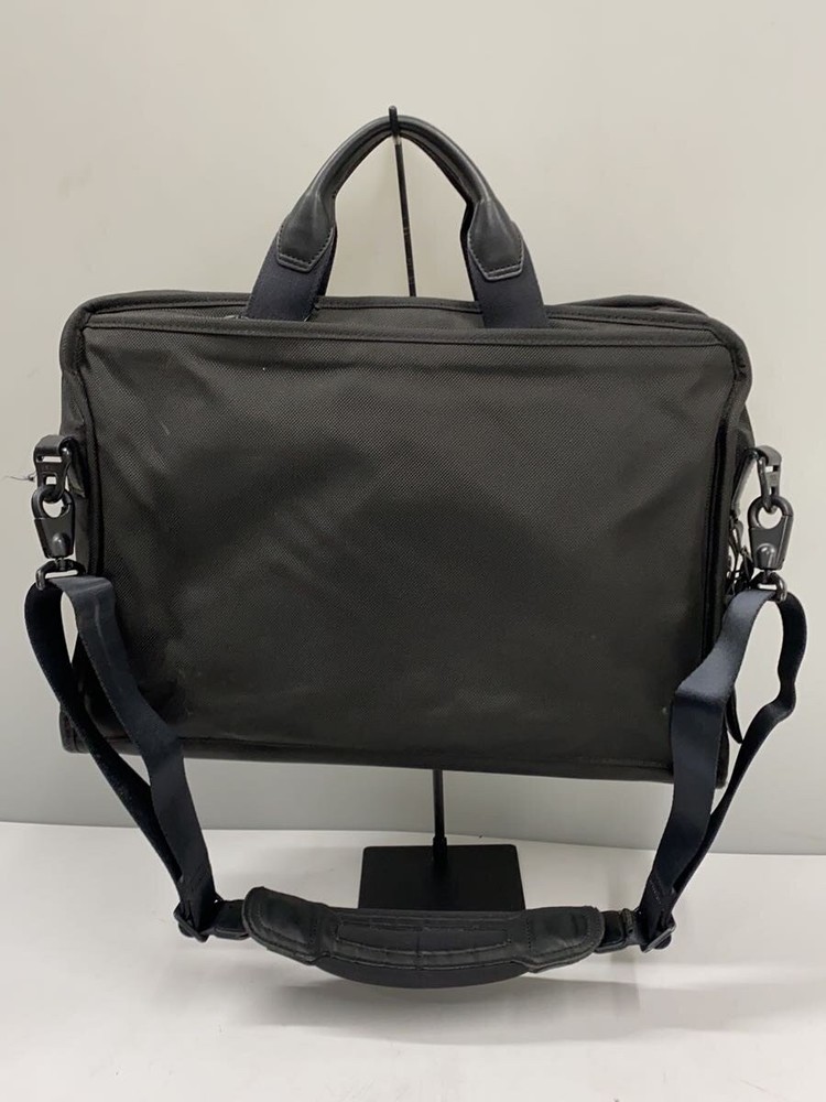 TUMI Black Briefcase Leather Business Bag used