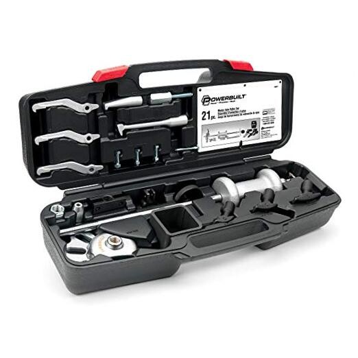 Master Axle Puller Tool Set, Remove Car Front and Rear, Bearings and 21 Piece