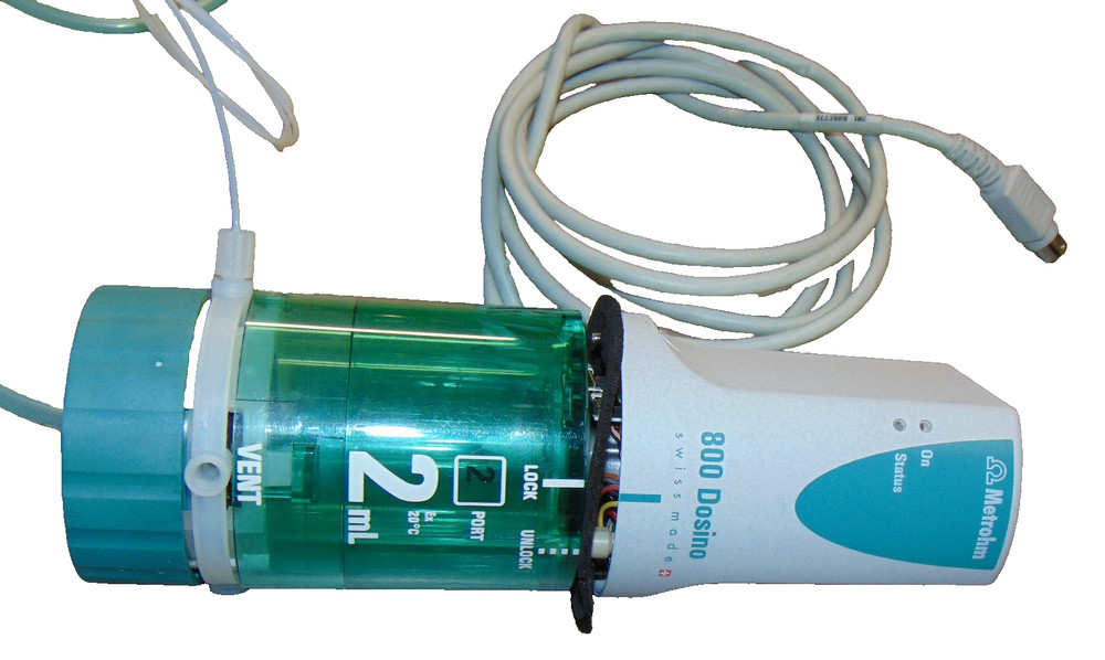 METROHM DOSINO 800 BURETTE DRIVE WITH 2mL CASSETTE Quantity Available
