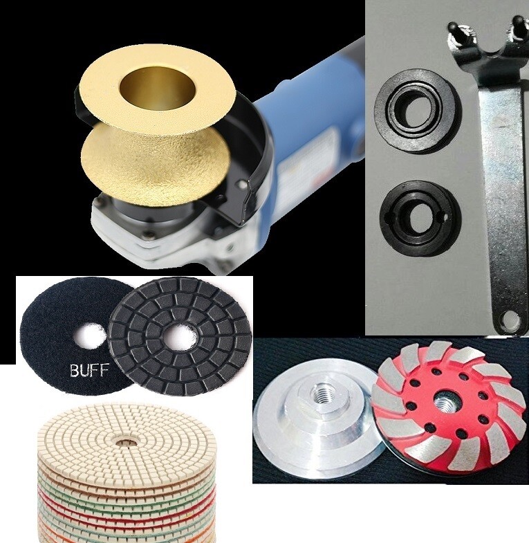 TWO V30 ROUTER BIT 16 stone concrete granite marble grinding cup wheel buffer