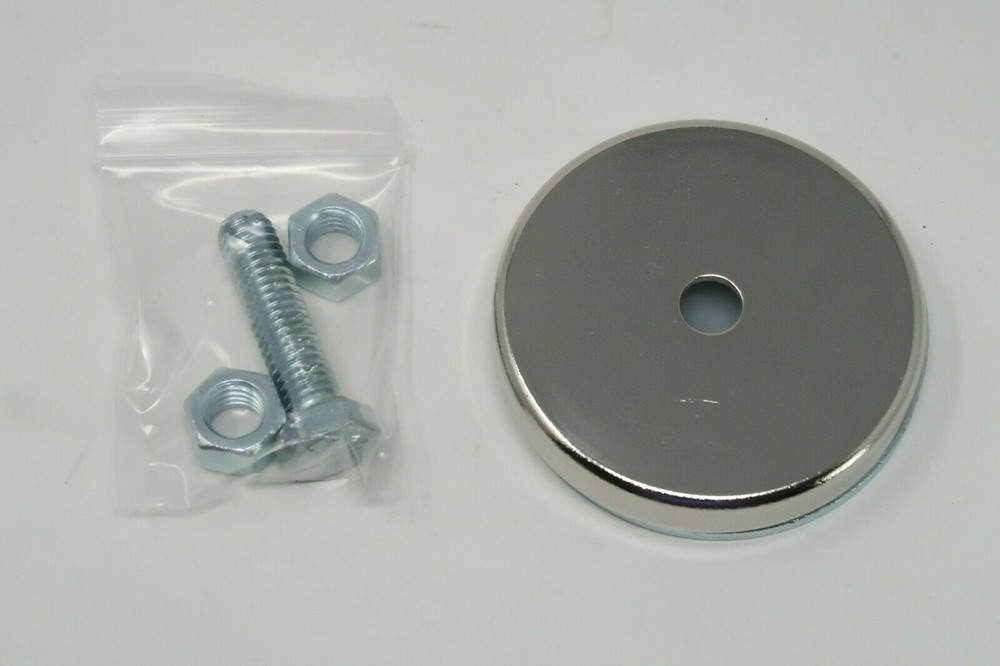 1 pcs ECLIPSE Magnet E695 pot bolt 2· 5/8" x 1·15/16" Pull Force 82 LB 37 KG