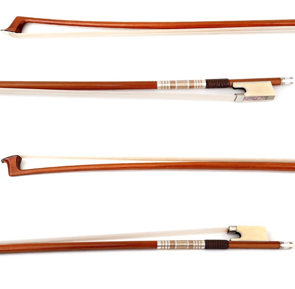 D.PECCATTE Copy Master Pernambuco Violin Bow 3/4 White No eye Frog Stiff Special