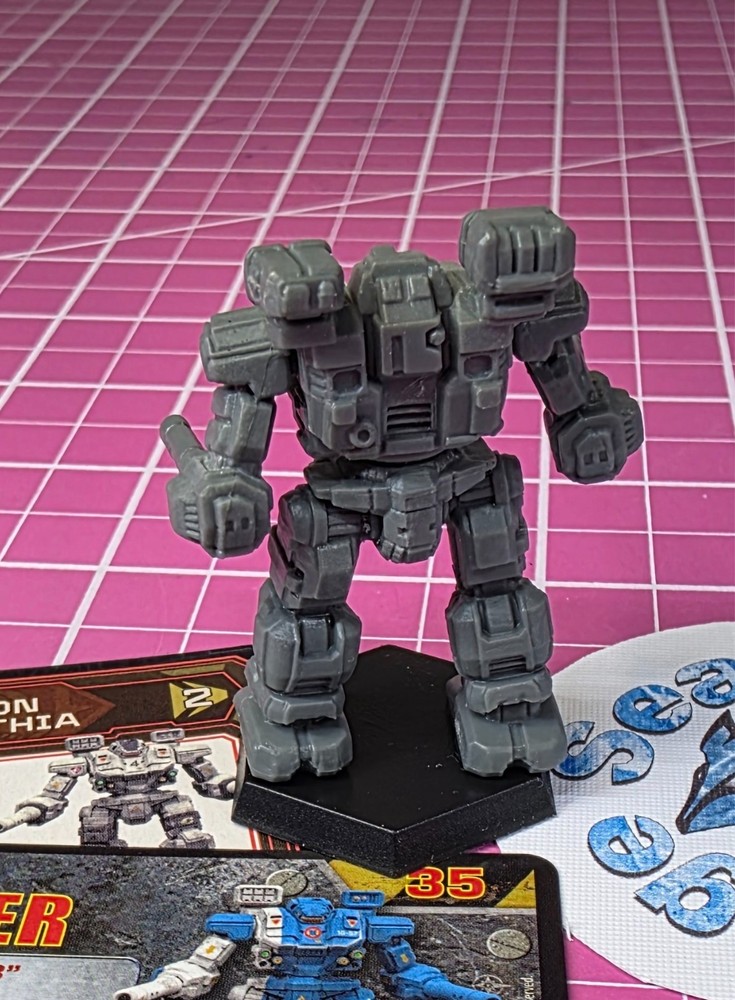 BattleTech Warhammer Mech -- Inner Sphere Battle Lance + Cards