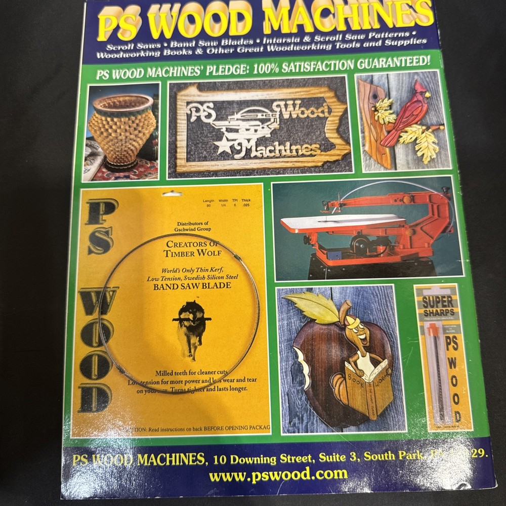 Scroll Saw Patterns Included! Creative Woodworks & Crafts Issue 74 Fall 2000 EUC