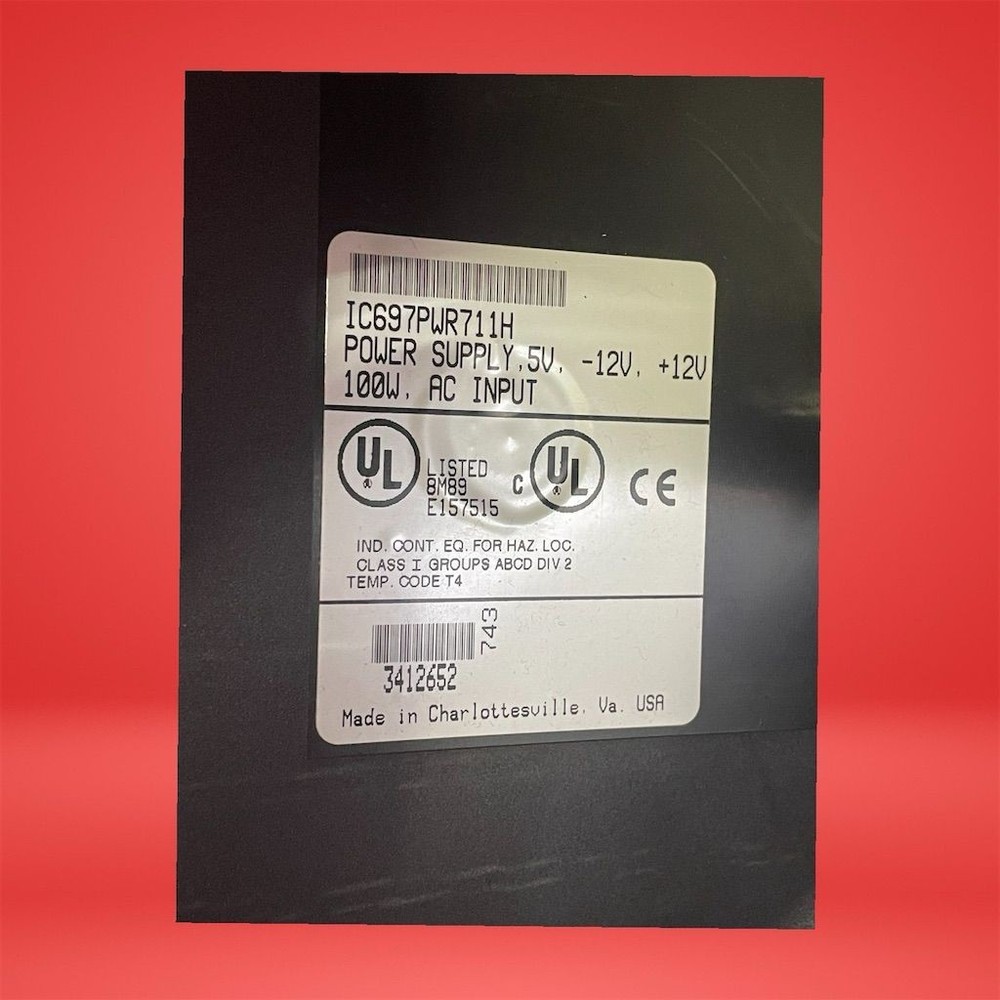 GE Fanuc Series 90-70 PLC CPU & Power Supply Programmable Logic Controller