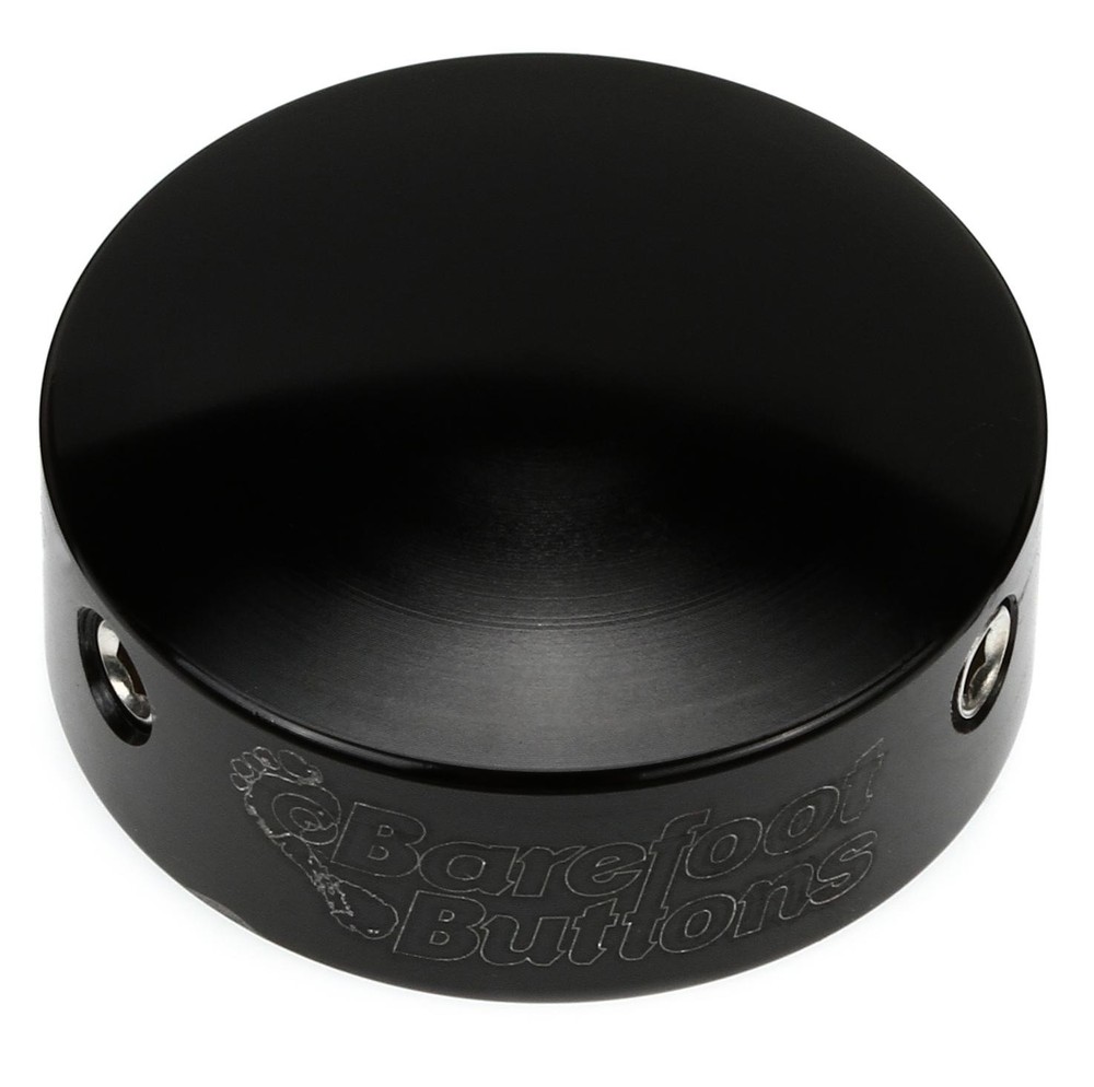 Barefoot Buttons V1 Standard Footswitch Cap - Black (3-pack) Bundle