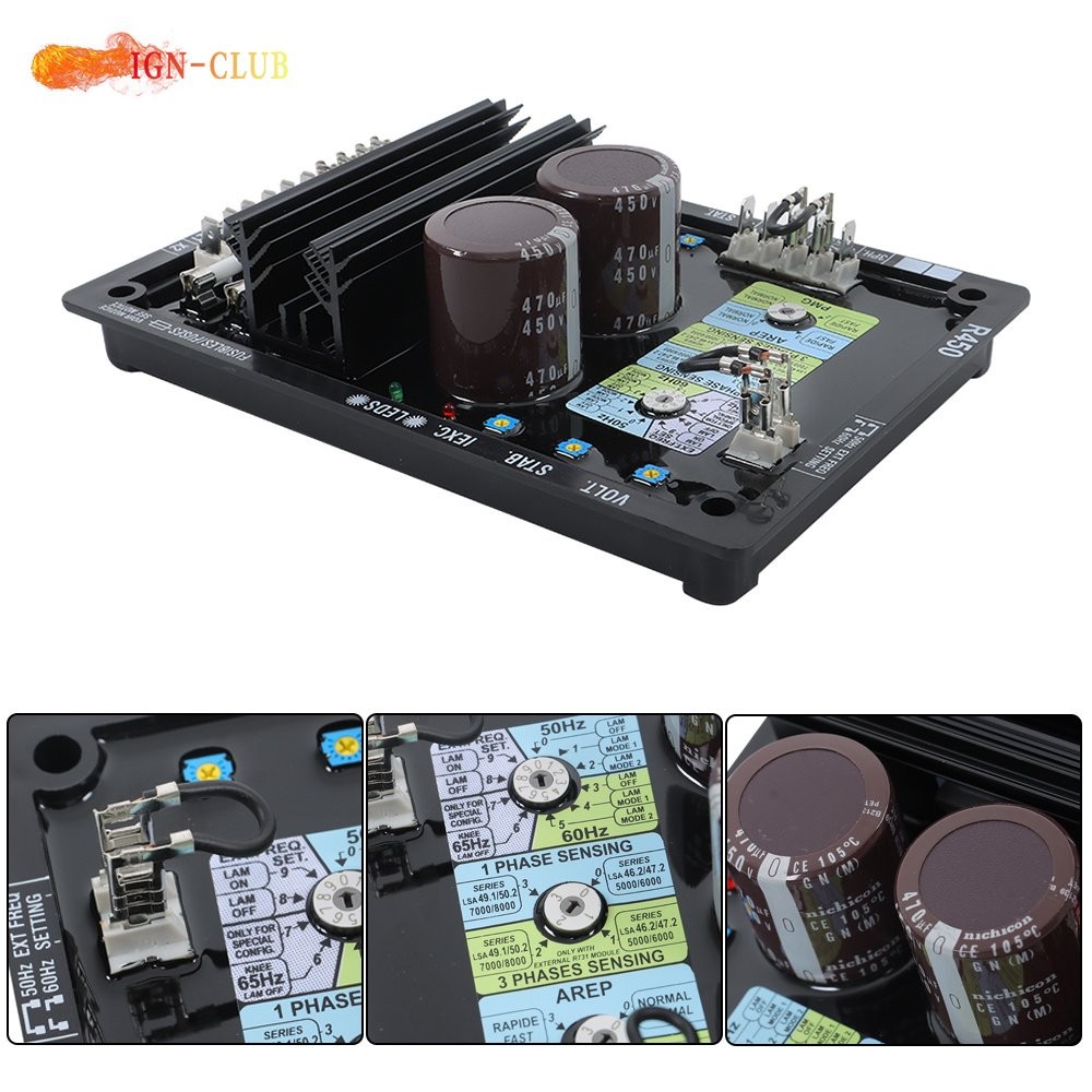Generator AVR R450 Automatic Voltage Regulator For Generator Genset