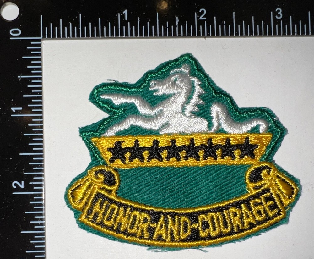 Cold War US Army 8th Cavalry Regt Twill US Made Patch
