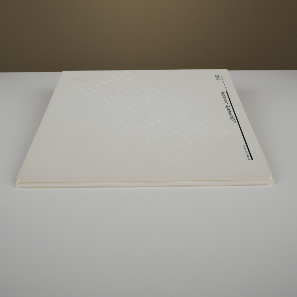 Vintage IBM AS/400 Binder