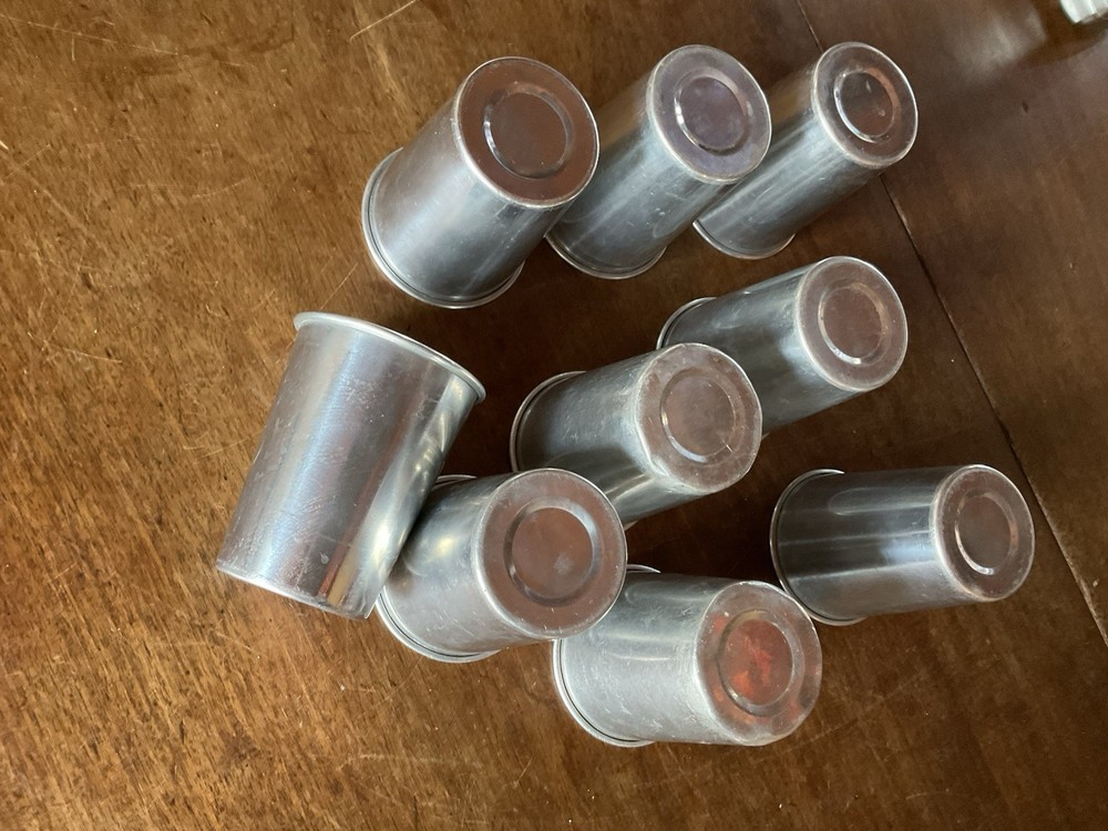 Set 9 Aluminum Camping Cups