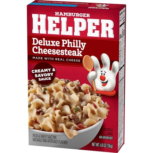 Hamburger Helper Deluxe Philly Cheesesteak Creamy & Savory Sauce 3 Pack