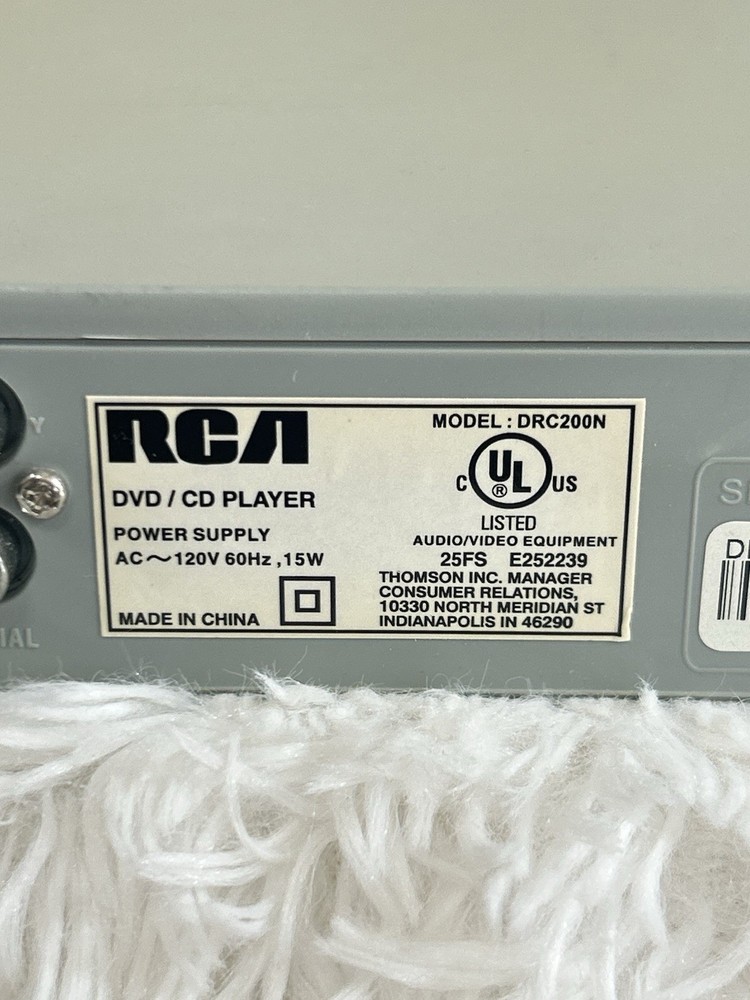 RCA DRC200N DVD CD Player Tested Working - Great Value & Deal