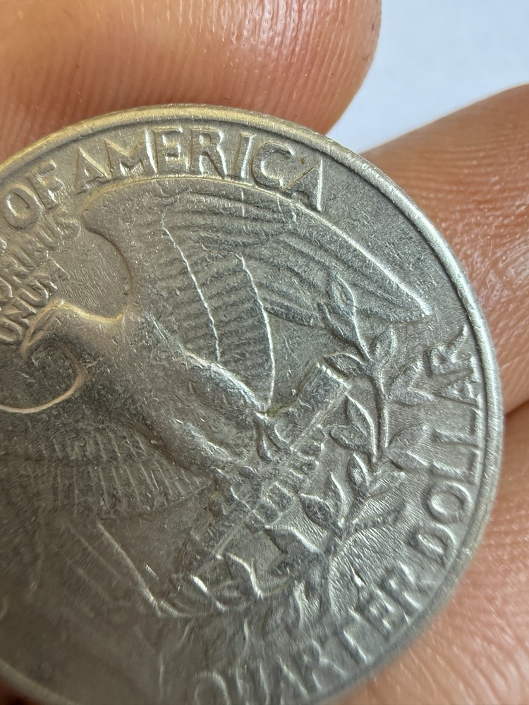 1982 D Washington Quarter, Filled In Mint Mark Error/Multiple error