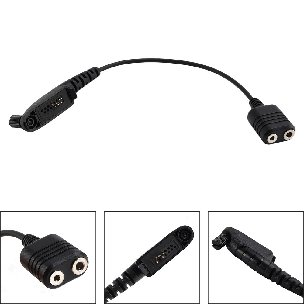 K Interface Headset Port Converter Cable for GP328plus GP338plus GP344 GP388