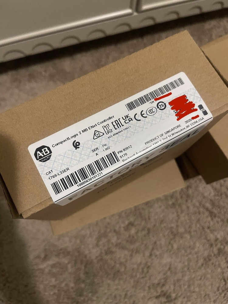 Allen Bradley 1769-L33ER CompactLogix 2 MB ENet Controller NEW Factory Sealed