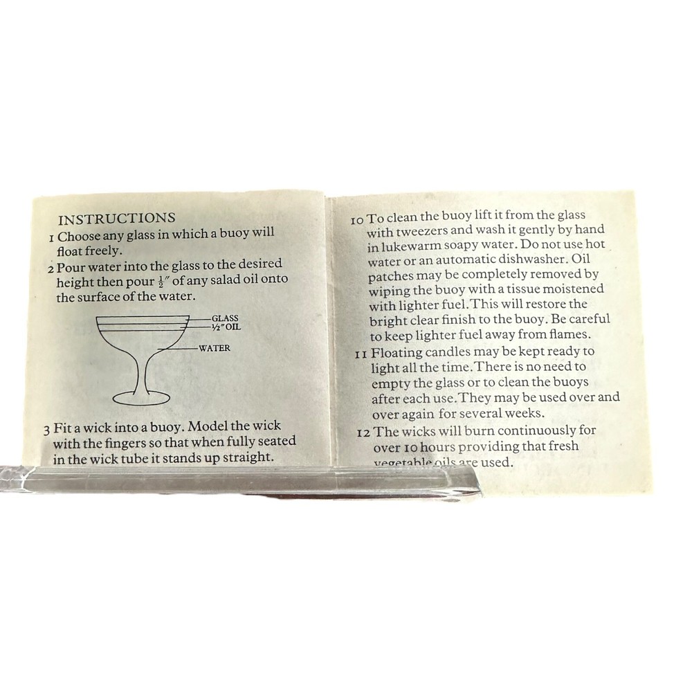Retro Rizla Vintage Floating Candles Kit