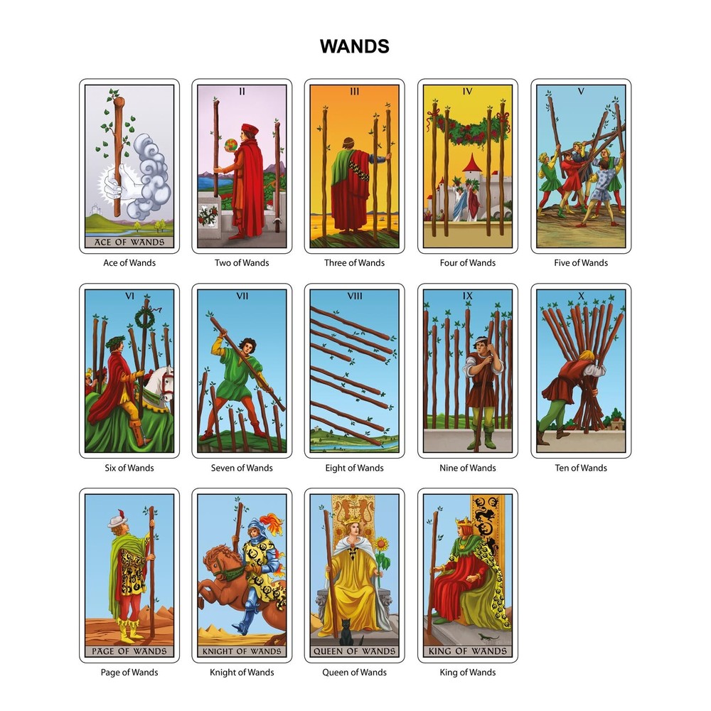 Lustrous Tarot Cards Deck With Guidebook By Da Brigh