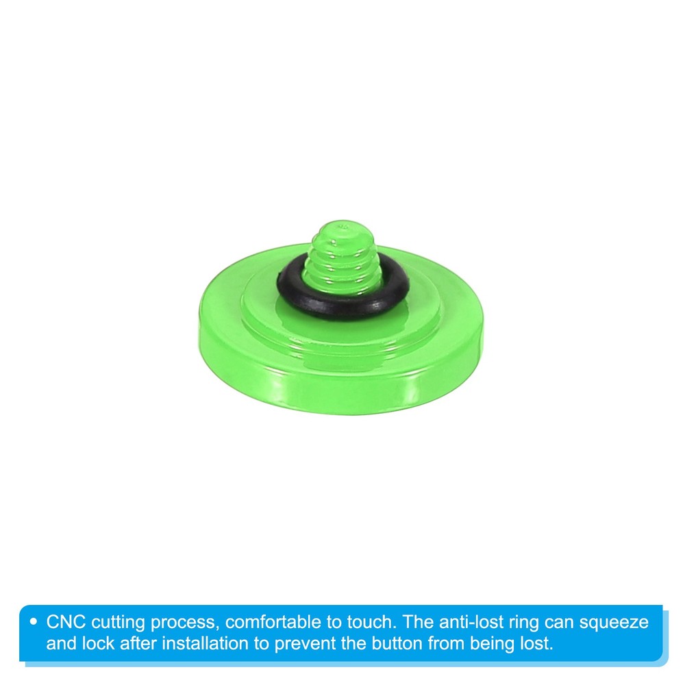 4 x Soft Shutter Release Button Copper Camera Shutter Button Concave Green