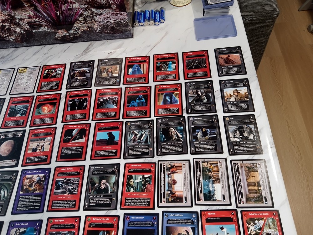 Star Wars CCG Coruscant Complete Set (Base + Rules + Checklists + All AIs) READ