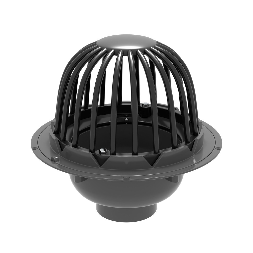 PROFLO PF42870 3" Pvc Roof Drain With Plastic Dome