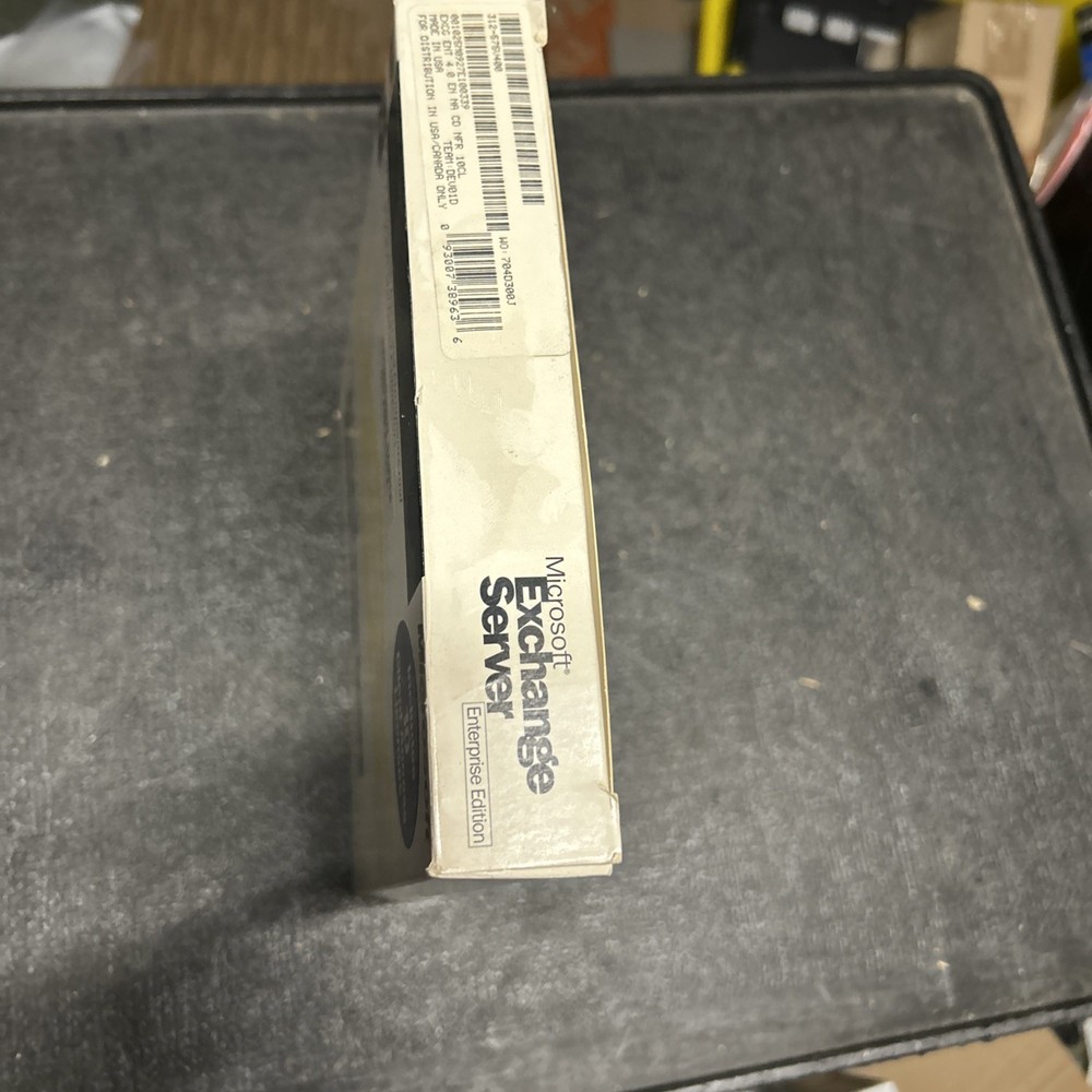 Microsoft Exchange Server Enterprise Edition 10 License Big Box Complete 4.0