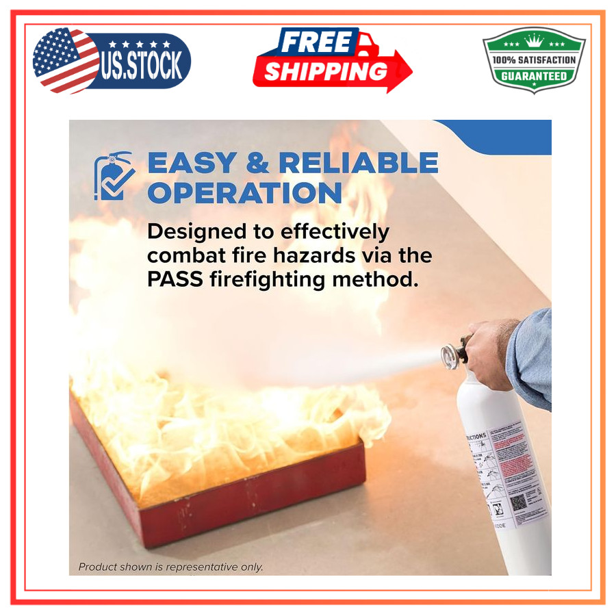 2 Pack Kidde Boat Fire Extinguishers, Single-Use 1A10BC, Reliable Safety