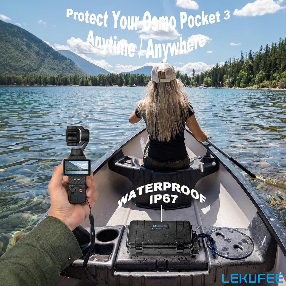 Lightweight Waterproof Case for DJI Pocket 3.