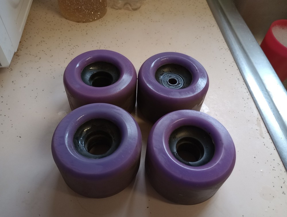 Cloud Ride Ozone 70mm 86a 4-Pack Longboard Wheels Purple