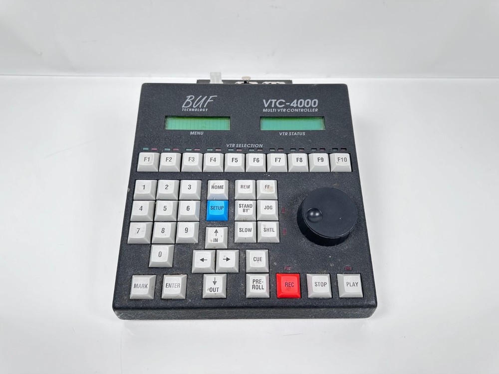 BUF VTC-4000 w/ BNA-1001-RS Adapter Multiple VTR/DDR Control Panel