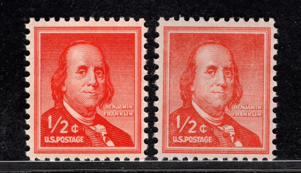 Centsational- US EFO SN 1030 MNH - Benjamin Franklin - Under Inked