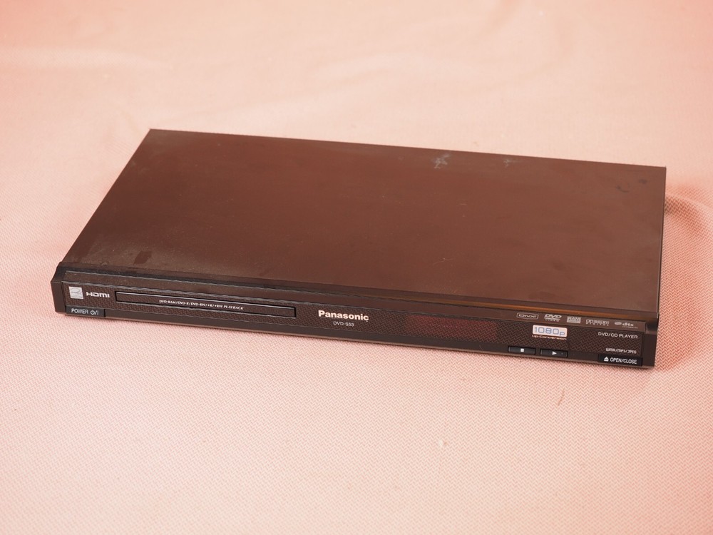 Panasonic DVD Player DVD-S53 Tested & Working No Remote