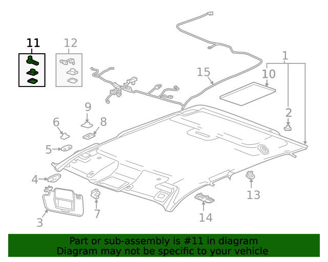Genuine GM Microphone 85822622
