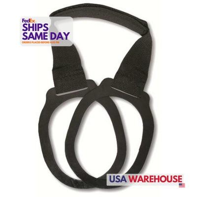 Racing Electronics 10370, One Black Rubber Headset Strap Heavy Duty Rubber Loop