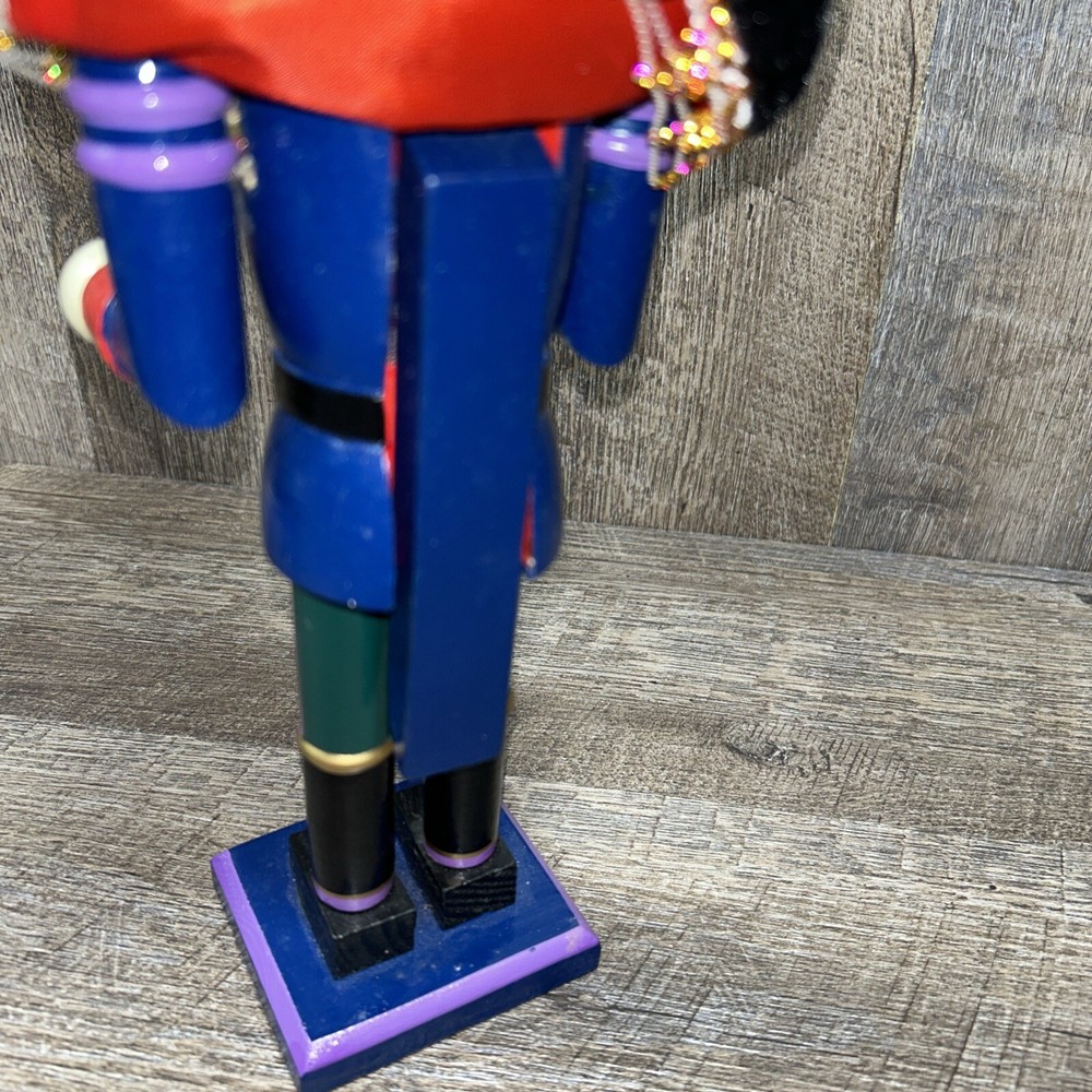 12 Inch Purple Nutcracker Playing Drum Made In China