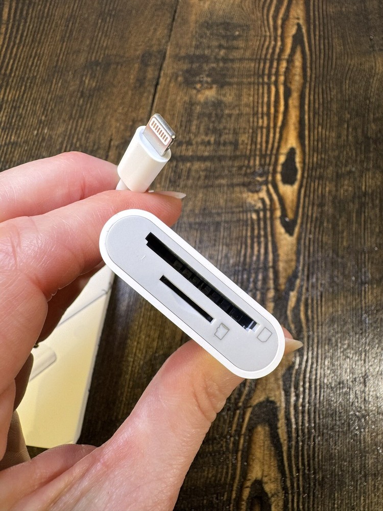 TF SD Dual Card Adapter Camera Reader for iPad iPhone Camera Micro SD