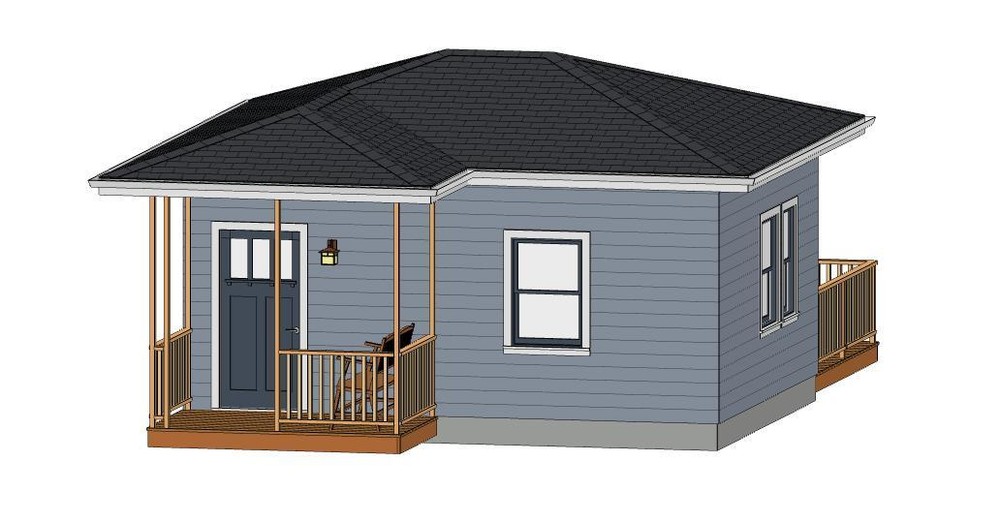 320sqft -16'x20'B - Tiny House design - ala cart