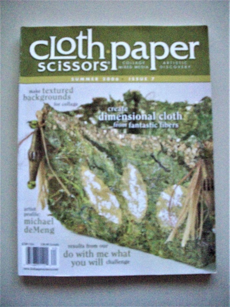 Cloth, Paper Scissors Magazine-Summer 2006