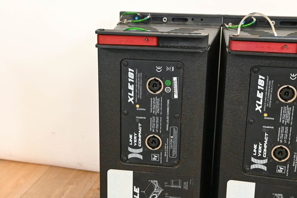 Electro-Voice (EV) XLE181 8" 2-Way Passive Line Array Speaker (PAIR) CG01THN
