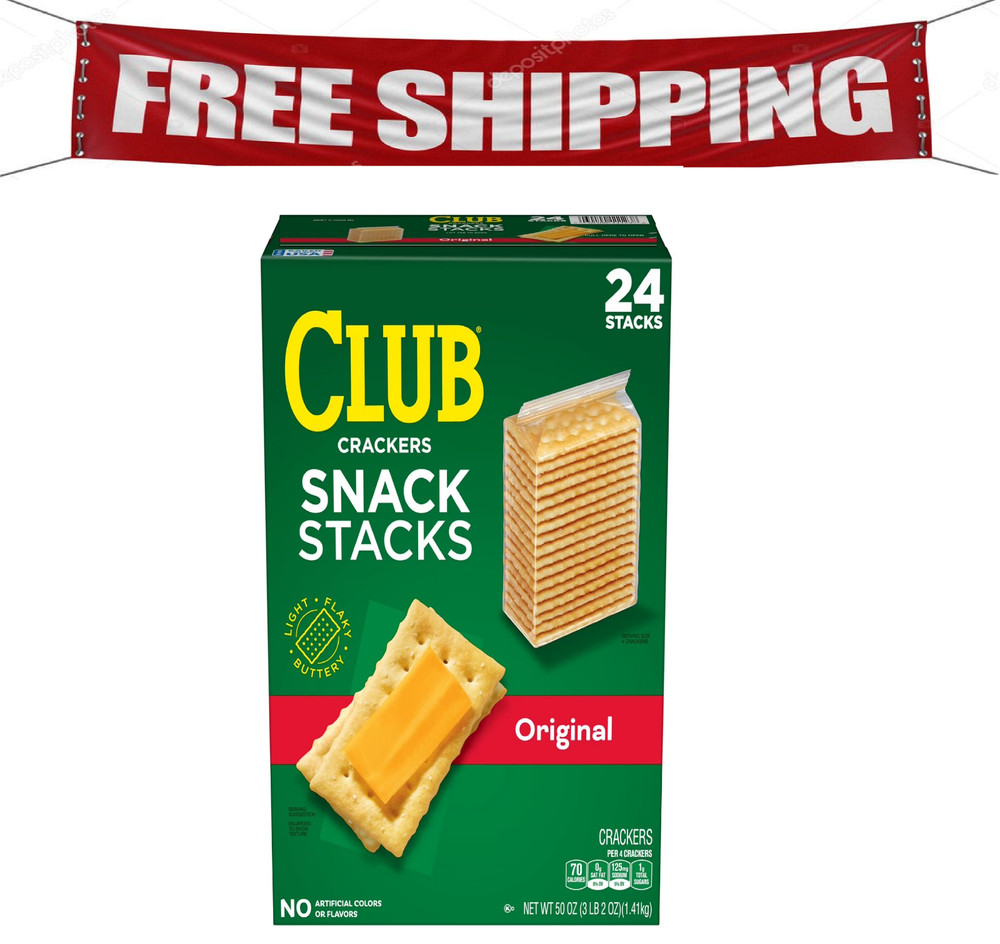 Club Crackers, Snack Stacks, 2.08 oz., 24 pk.