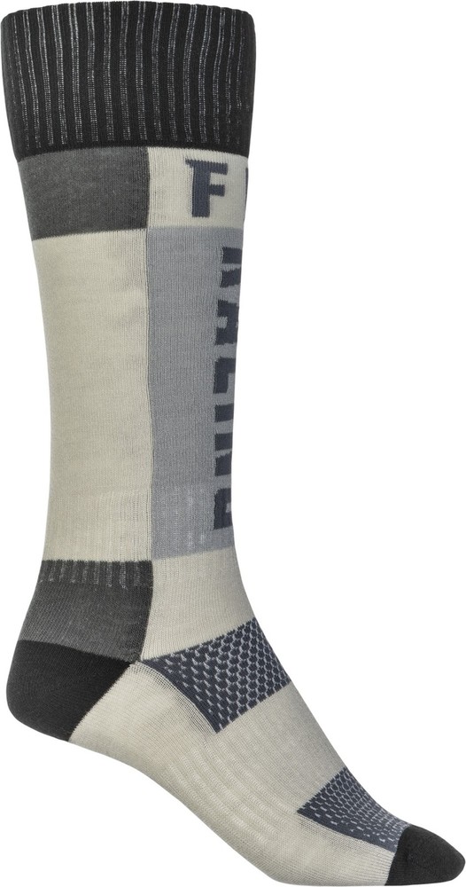 Fly Racing MX Thick Socks Gray/Black SM/MD