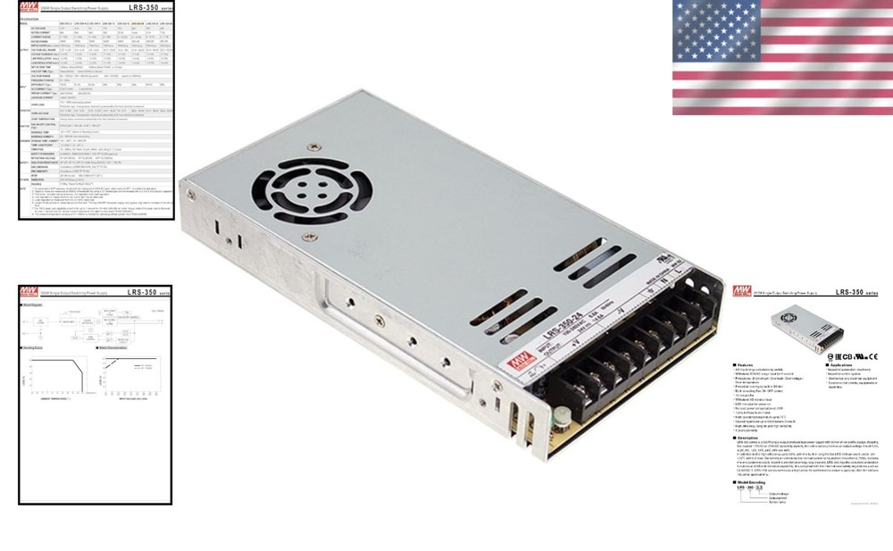 LRS-350-24 Single Output Power Supply