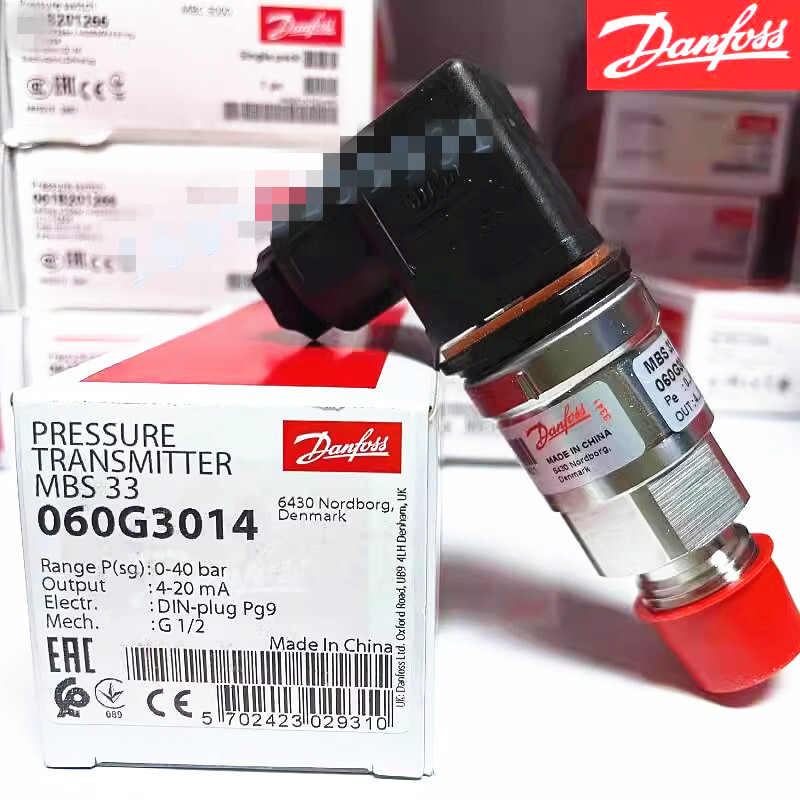 1pcs Danfoss Pressure Transmitter Sensor MBS33 060G3014 0-40bar