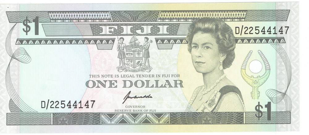 Fiji --1 Dollar P-89a --crisp uncirculated